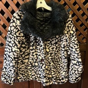 Faux fur jacket